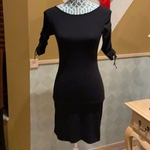 Ralph Lauren Cotton Spandex Little Black Dress XS